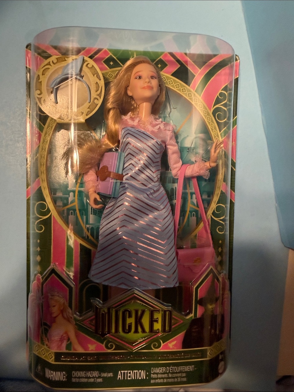 First Edition error box Mattel Glinda Doll Box NIB